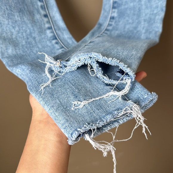 DENIM FORUM The Lola High Rise Skinny Crop Jeans Size 23 - Picture 5 of 13